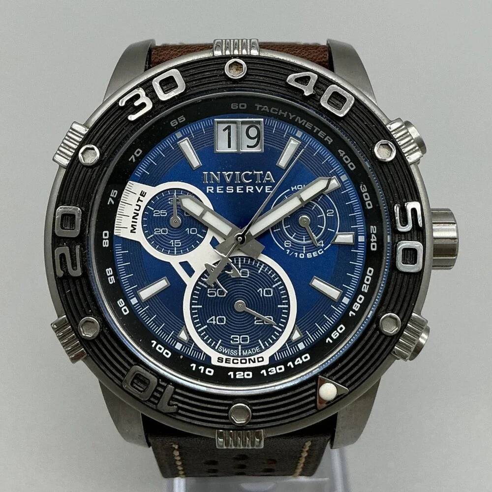 Invicta Reserve Ocean Speedway 13800 Mens Watch 45mm Chronograph New Battery